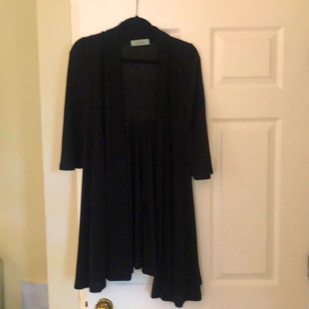 Black cardigan